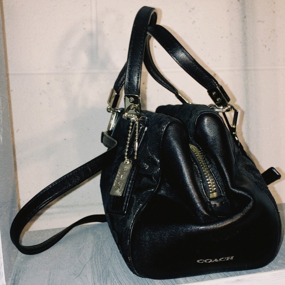 Coach Handbags - Black Leather Coach Purse